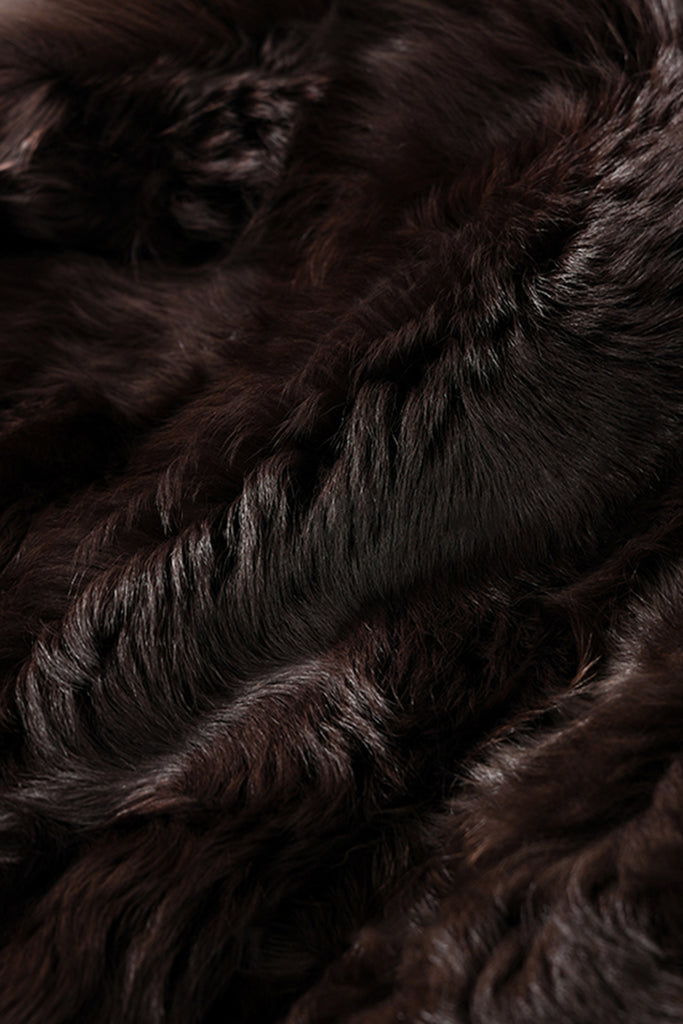 Toscana Shearling Spanish Sheepskin Bomber Jacket with Wool Knit Collar  Fibflx