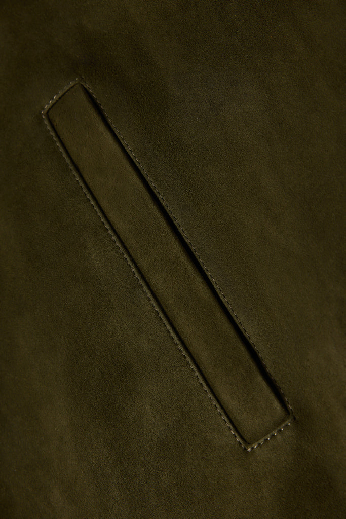 Vintage Suede Texture Button-Up Shirt Jacket  Fibflx