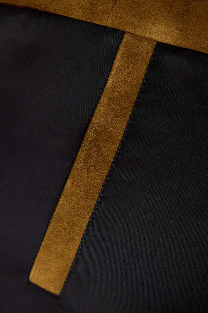 Vintage Suede Texture Button-Up Shirt Jacket  Fibflx