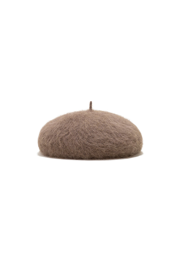 Vintage-inspired Cashmere French Beret Hat  Fibflx