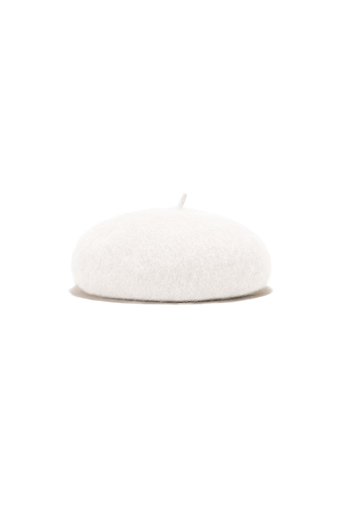 Vintage-inspired Cashmere French Beret Hat  Fibflx