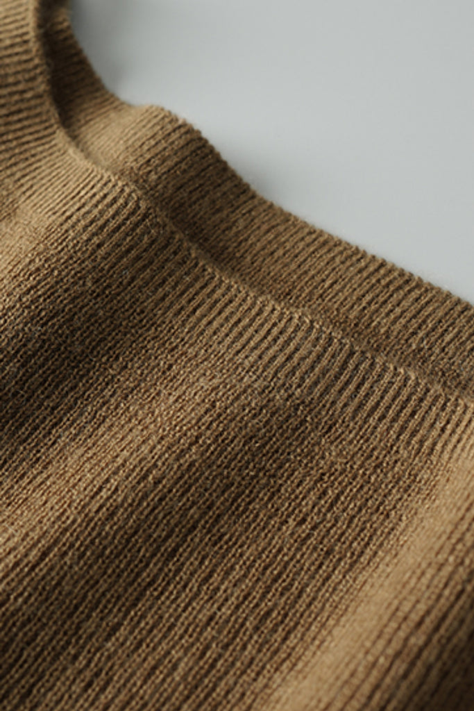 Washable Cashmere-Silk Fine-Knit Boatneck Sweater  Fibflx