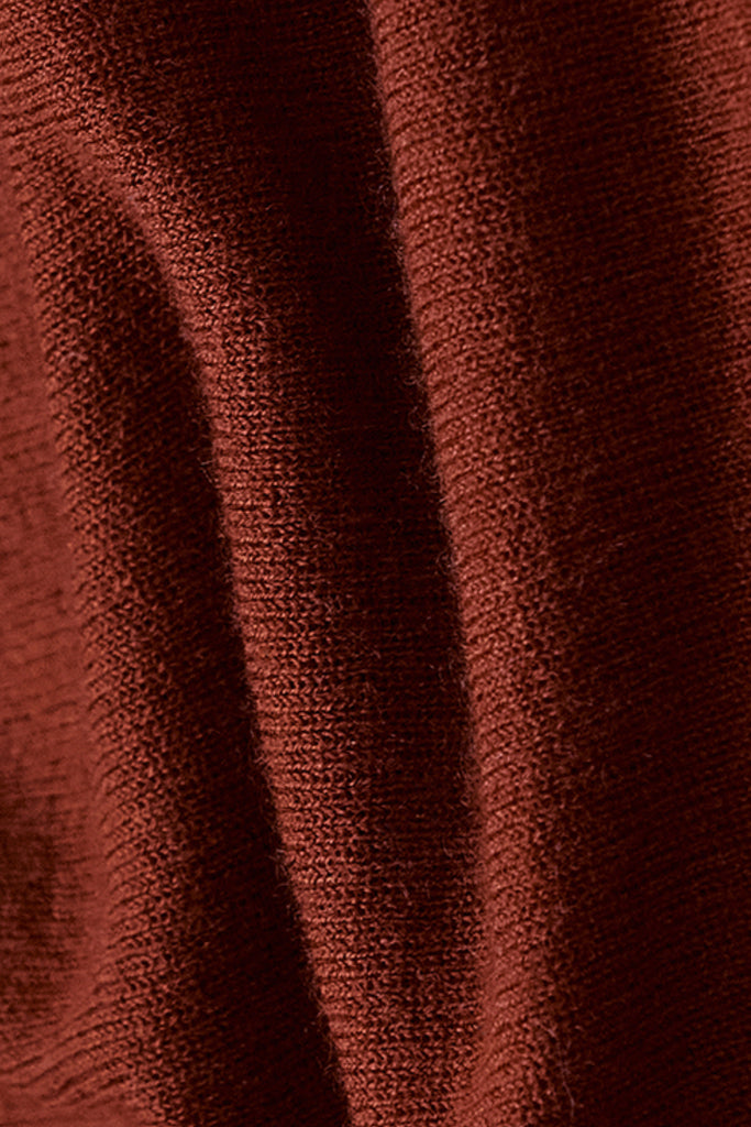 Washable Cashmere-Silk Fine-Knit Mock Neck Sweater  Fibflx