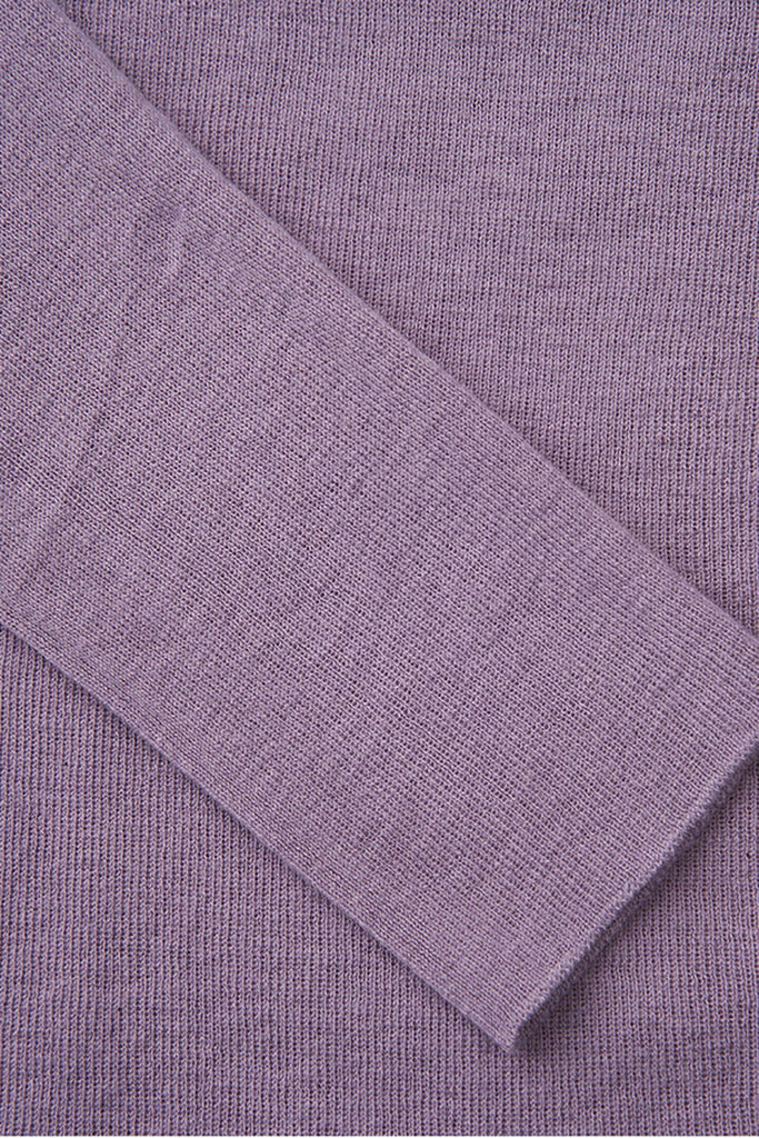 Washable Cashmere-Silk Fine-Knit Mock Neck Sweater  Fibflx