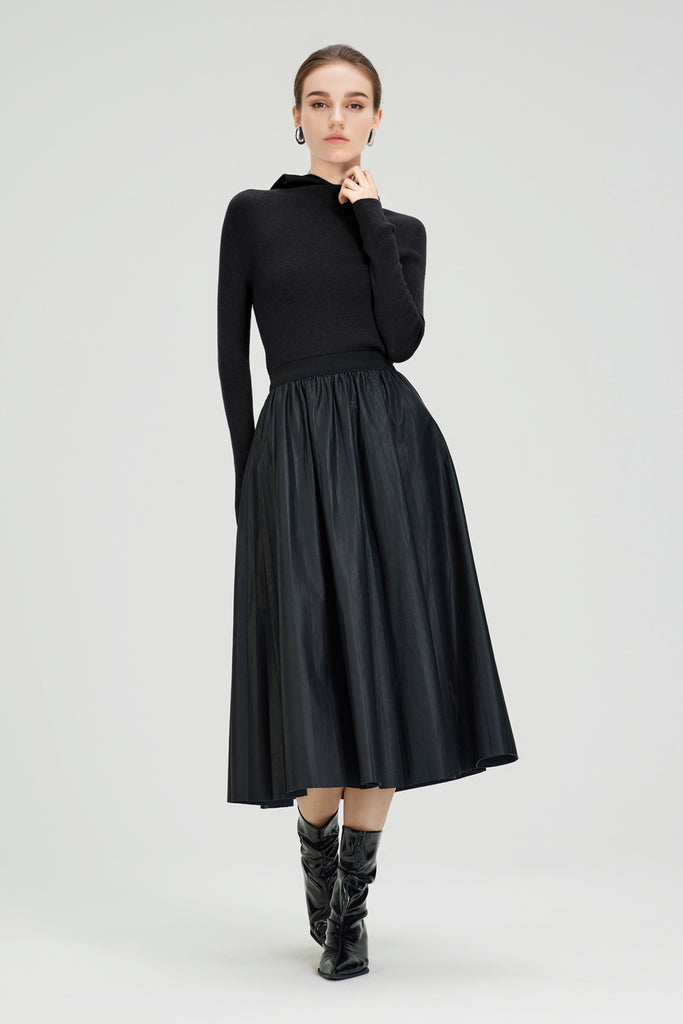 Washable Merino Wool Seamless Knit Sweater Hoodie  Fibflx