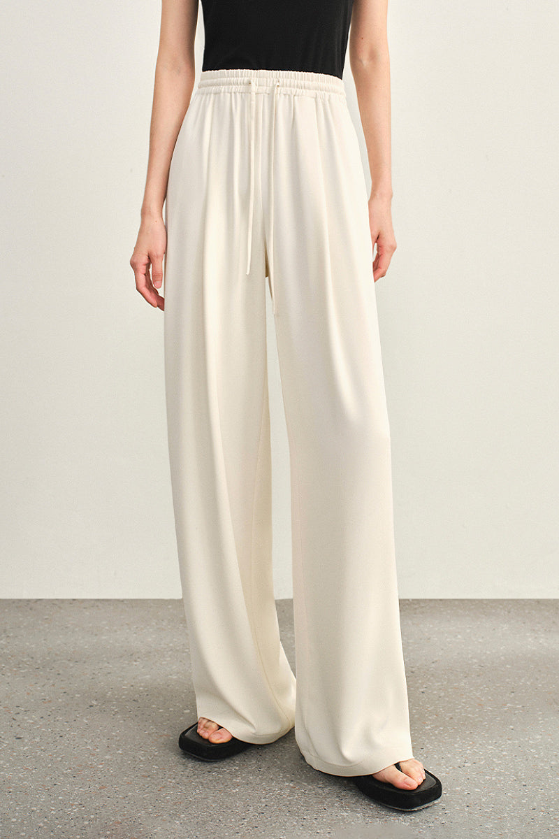 White UPF 50 Pull-On Wide-Leg Pants | FIBFLX White UPF 50 Pull-On Wide-Leg Pants | FIBFLX