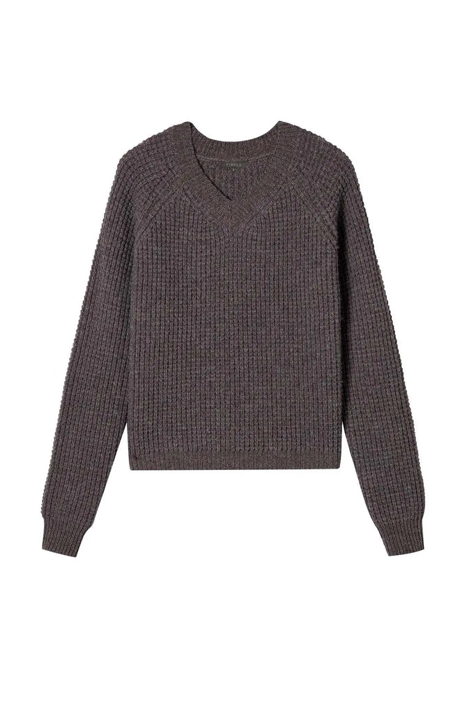 Fibflx Women's Block Stitch Wool Sweater