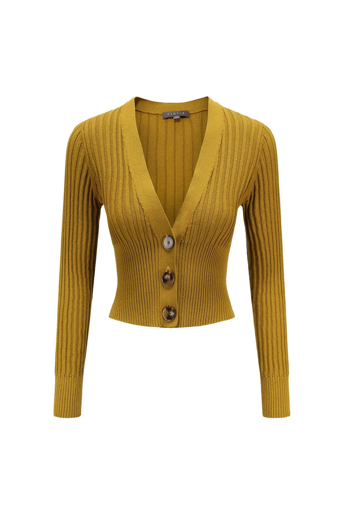 fibflx women's cropped v-neck cardigan deep plunge neckline sweater fall spring winter cotton top yellow