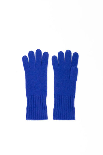 Fibflx women's winter long glove cashmere christmas gift blue 