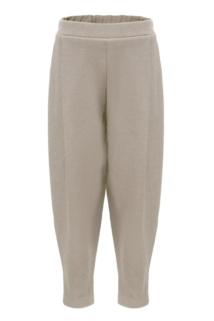 Fibflx women's clothes warm winter pants high waist carrot pants white