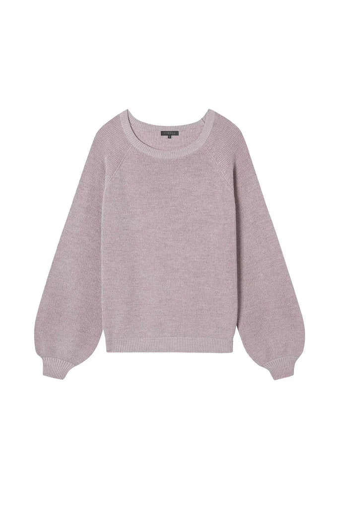 Relaxed Boat Neck Merino Wool Sweater Barley Beige