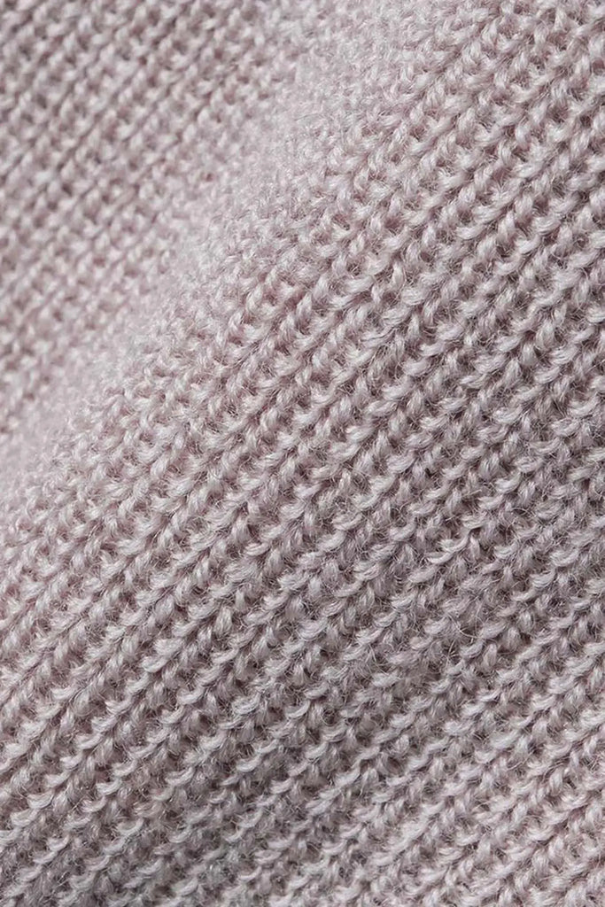 Relaxed Boat Neck Merino Wool Sweater Barley Beige