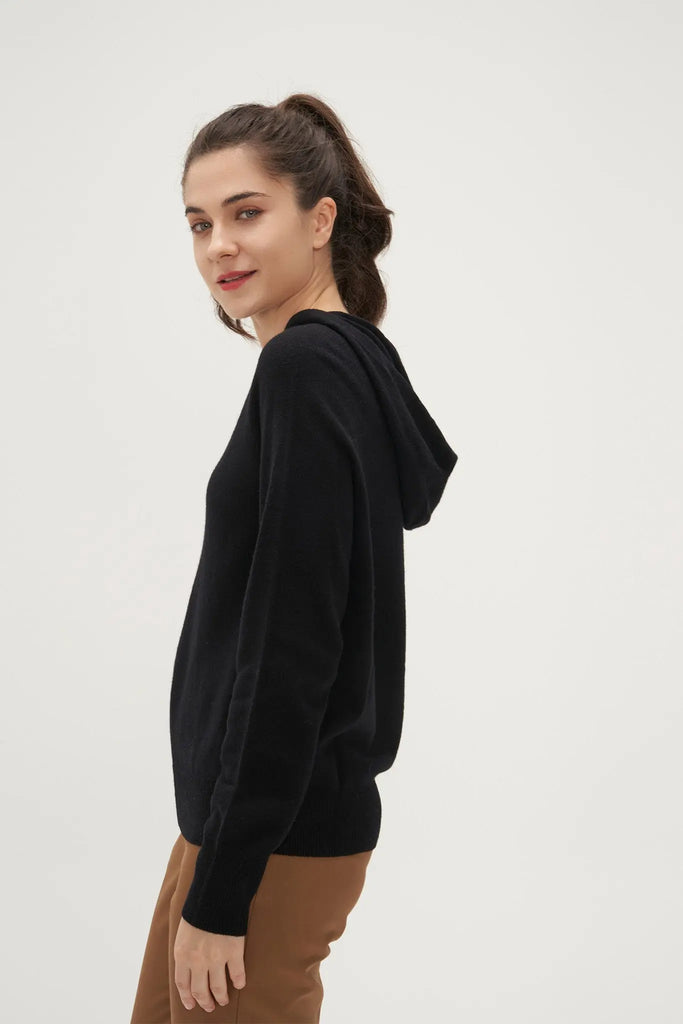 Fibflx Women's Relaxed Wool Hoodie