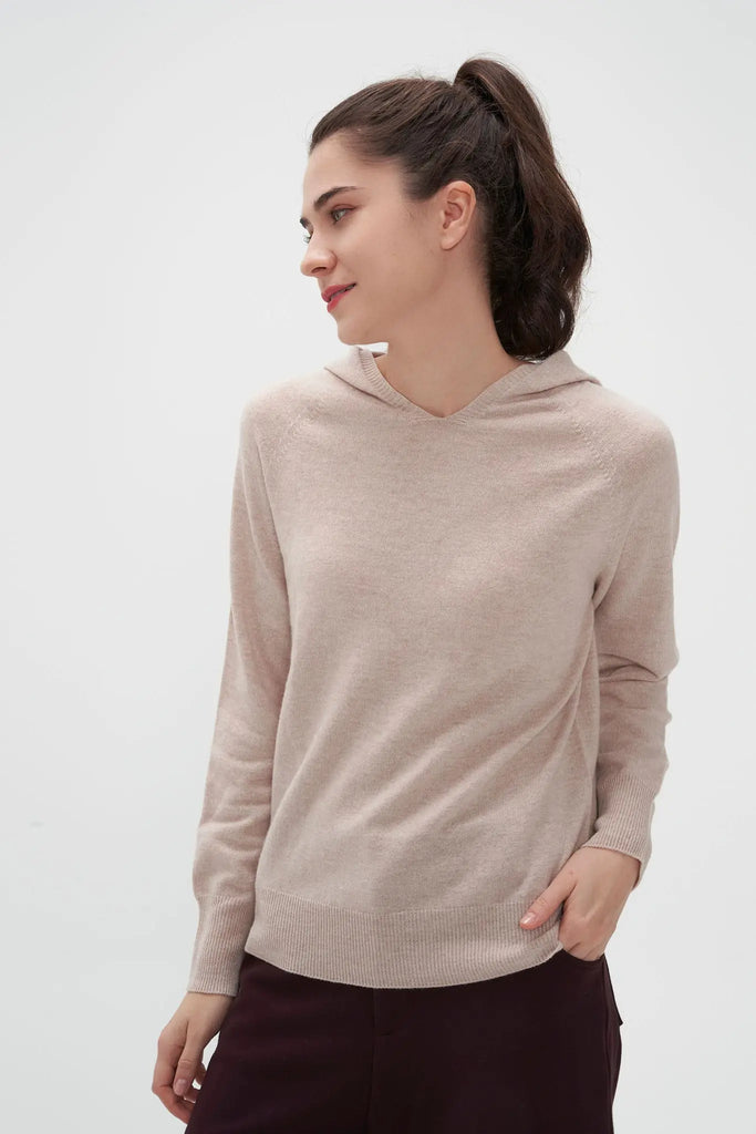 Fibflx Women's Relaxed Wool Hoodie