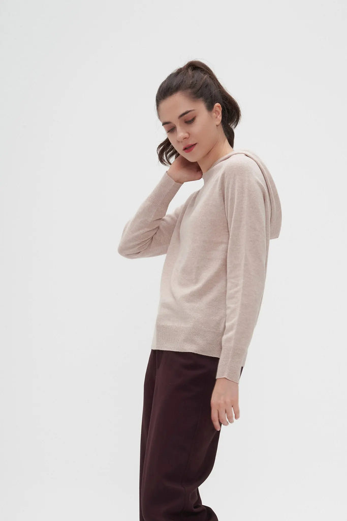 Fibflx Women's Relaxed Wool Hoodie