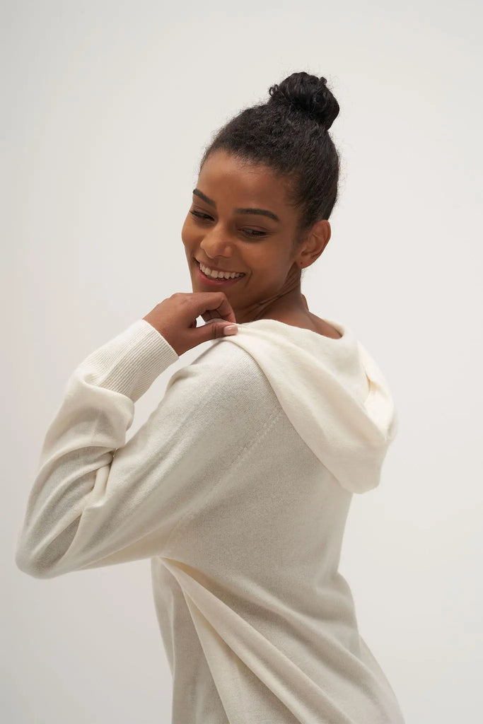 Fibflx Women's Relaxed Wool Hoodie