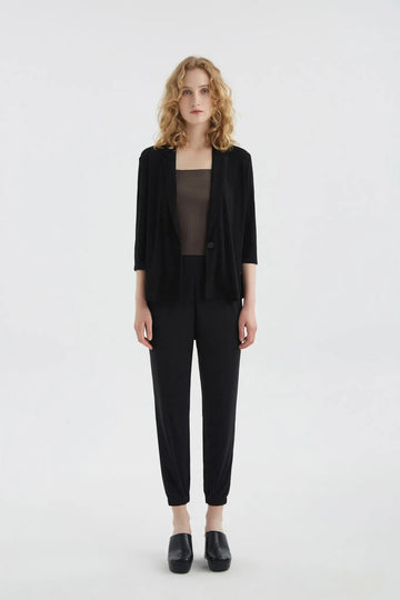 fibflx women's clothes spring summer fall silk blazer black